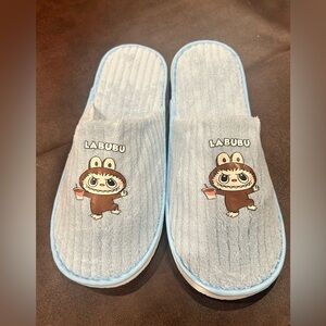 Labubu Blue Women's Slippers (New)